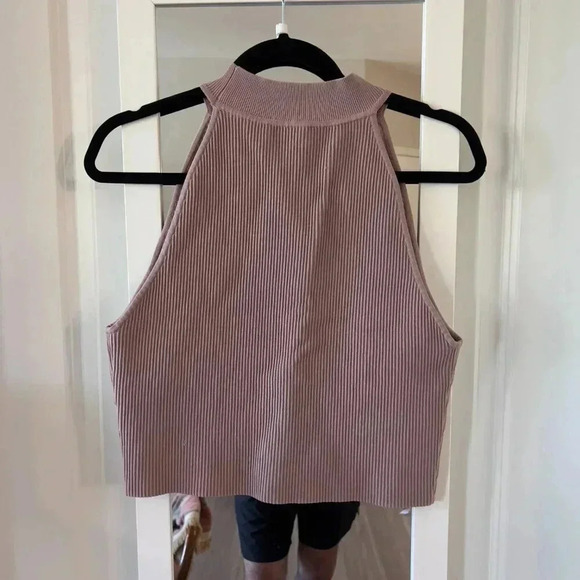 457 Babaton Mauve Sleeveless Tank Blouse Size XL - Picture 5 of 5